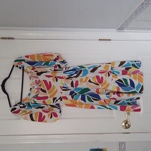 Tabitha Brown x Target Colorful Linen Dress